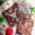 Hazelnut Symphony Suit Set - Sukoon (Slim Fit)